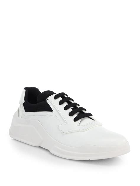 White Prada Men's Sneakers / Trainers 